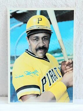 3/$25 VG/E 1980 Topps 5" x 7" Willie Stargell Jumbo MLB Signature Card 1!!